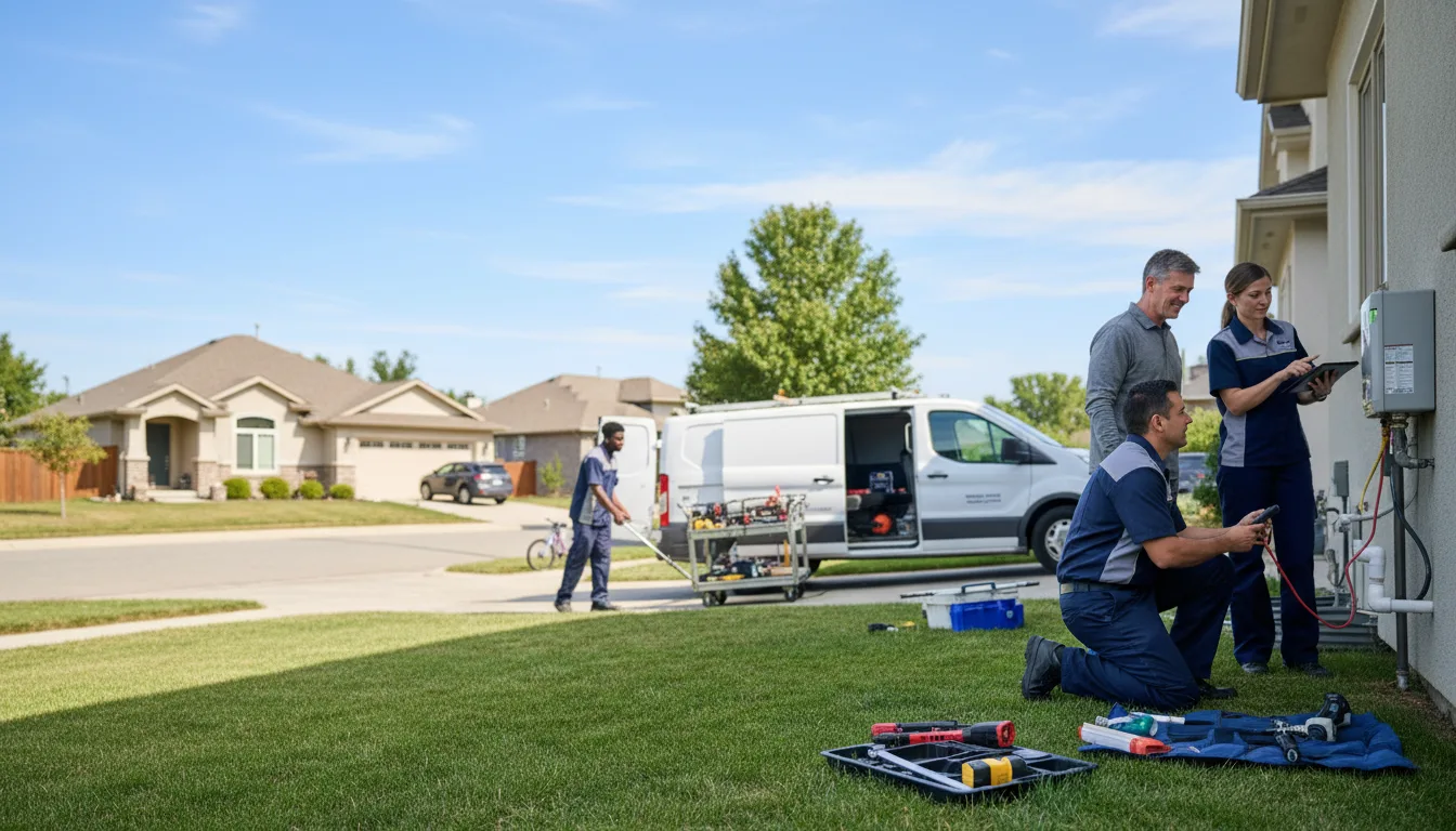 Tankless water heater service in Gail, TX